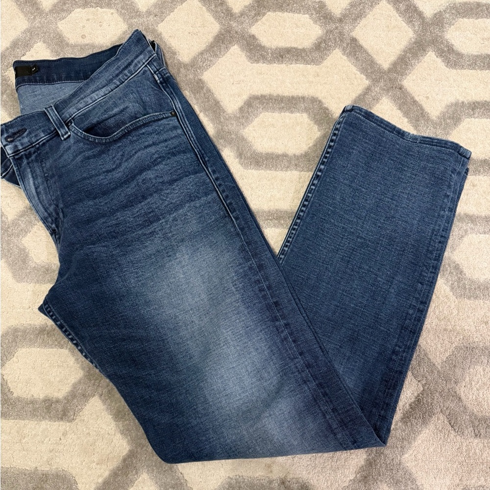 Hudson Jeans Dark Blue Straight Leg Denim
